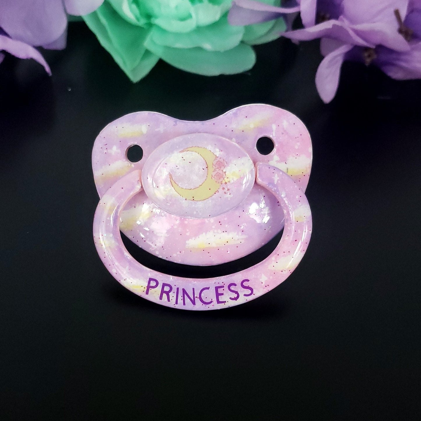Hand Painted Princess Adult Pacifier