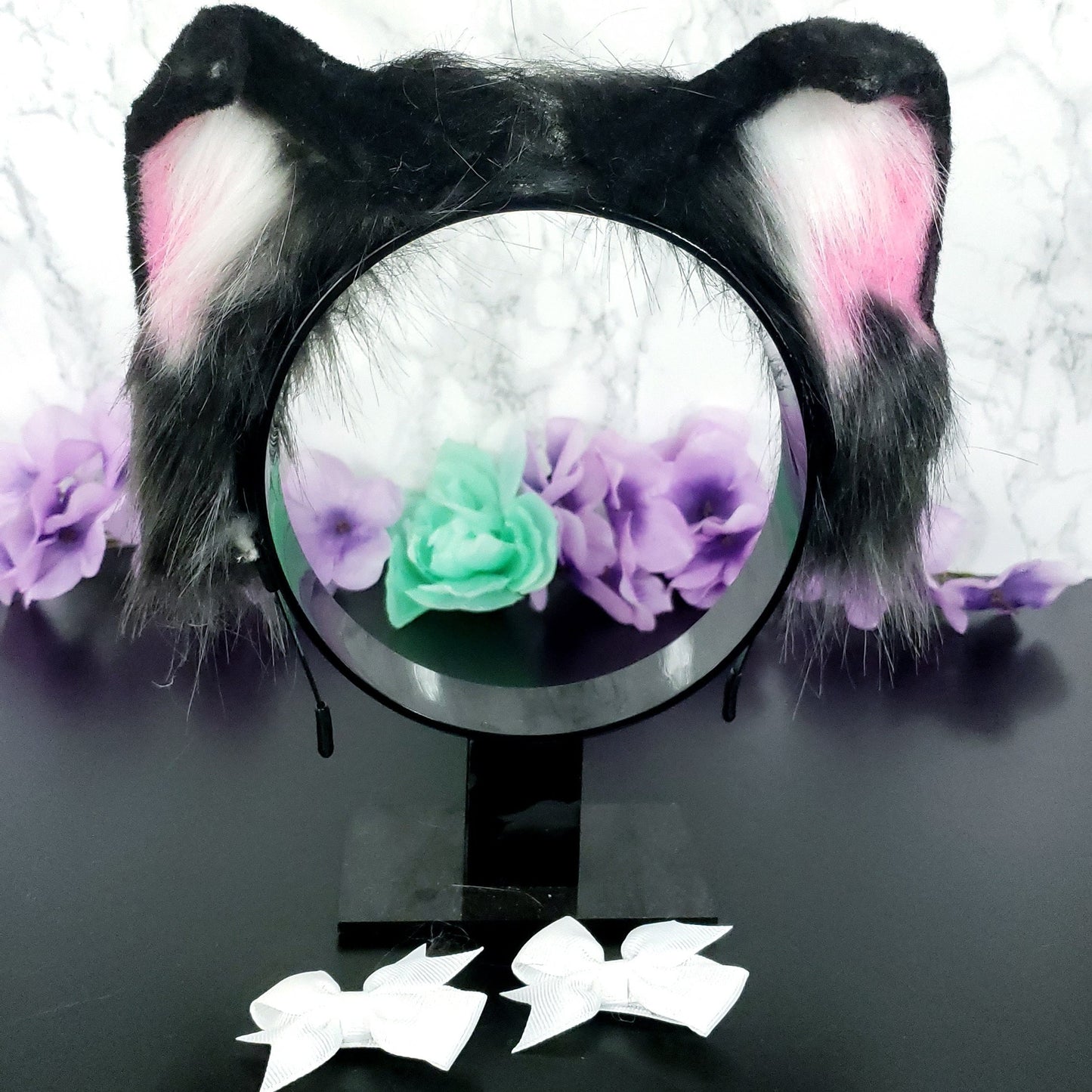 Black Kitten Costume Animal Ears