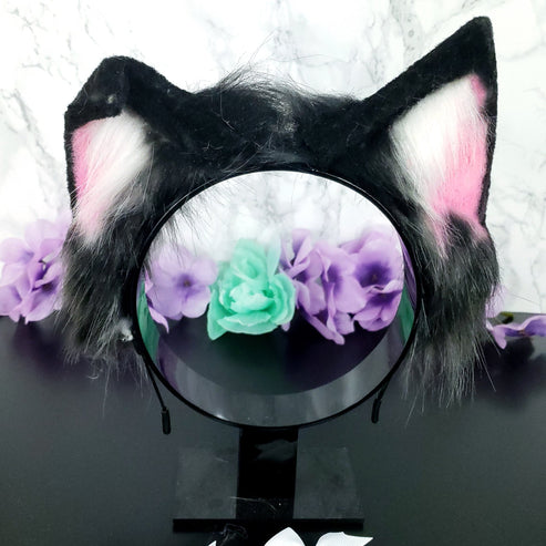 Black Kitten Costume Animal Ears