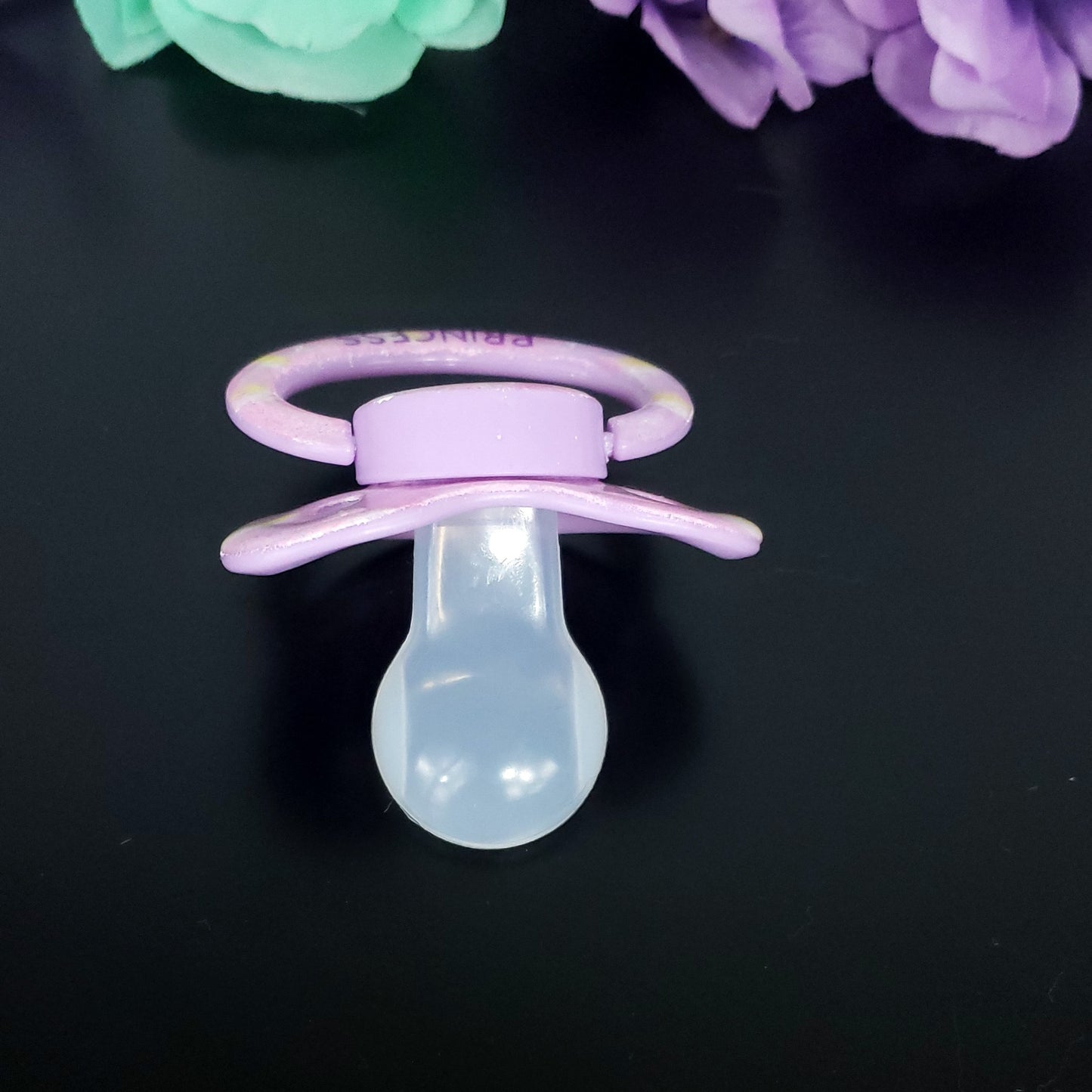 Hand painted Adult Pacifier - Princess