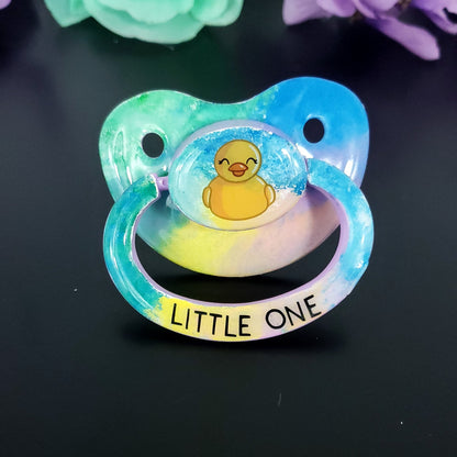 Hand painted Duck Adult Pacifier