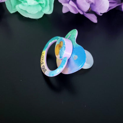 Hand painted Duck Adult Pacifier