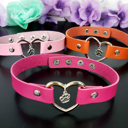 Kitten Pet Play Choker Collar