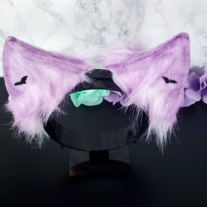 Purple Bat Pet Play Animal Ears