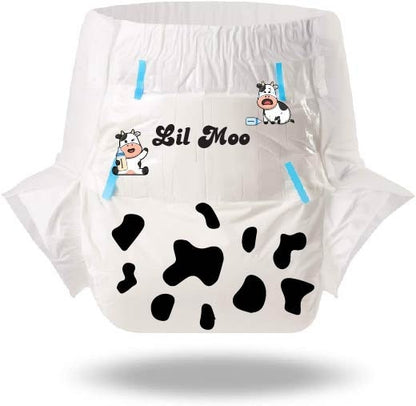 ABDL Adult Diaper Tape Set of 4 - Lil Moo ABDL Diaper Design