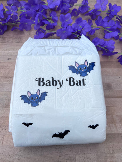 ABDL Adult Diaper Tape Set of 4 - Baby Bat ABDL Diaper Design