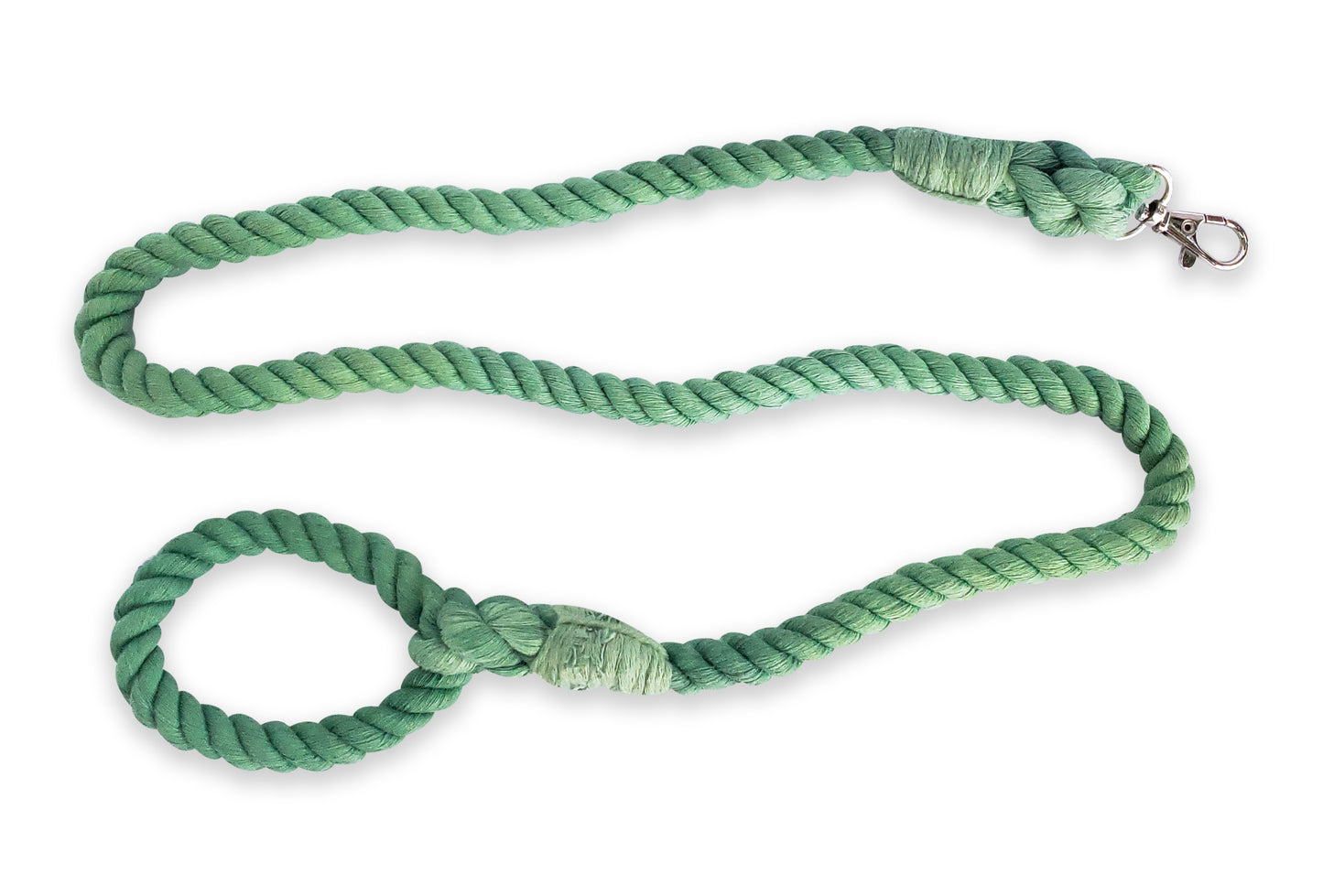 100% Cotton, Green Rope Leash, Pet Play Leash | Vixen's Hidden Desires