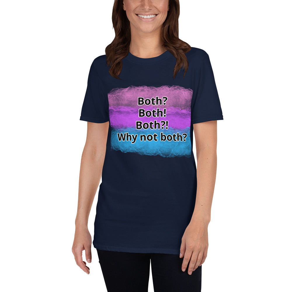 Both? Bisexual Pride Short-Sleeve Unisex T-Shirt | Vixen's Hidden Desires