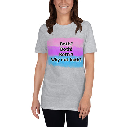 Both? Bisexual Pride Short-Sleeve Unisex T-Shirt | Vixen's Hidden Desires