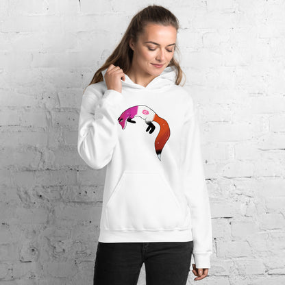 Lesbian Pride, Galaxy Fox Unisex Hoodie | Vixen's Hidden Desires