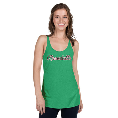 Breedable Women's Racerback Tank | Vixen's Hidden Desires