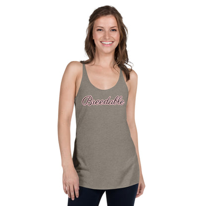 Breedable Women's Racerback Tank | Vixen's Hidden Desires