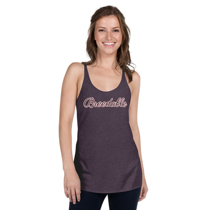 Breedable Women's Racerback Tank | Vixen's Hidden Desires