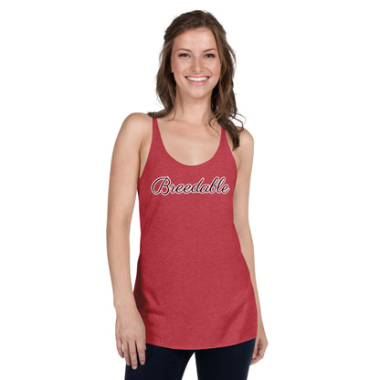 Breedable Women's Racerback Tank | Vixen's Hidden Desires