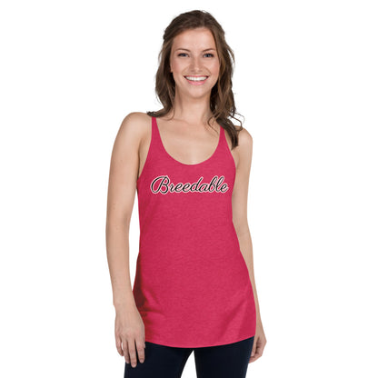 Breedable Women's Racerback Tank | Vixen's Hidden Desires
