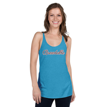 Breedable Women's Racerback Tank | Vixen's Hidden Desires